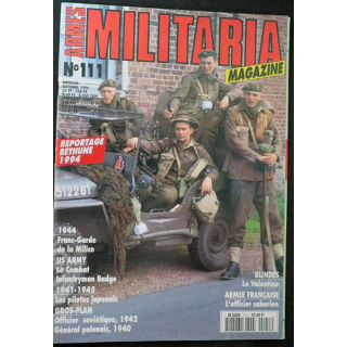 ARMES MILITARIA Magazine n° 111 de octobre 1994 l'officier saharien