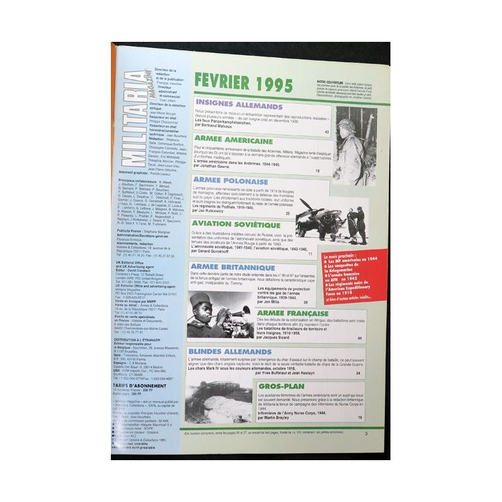 ARMES MILITARIA Magazine n° 115 sur le chasseur de Podhale polonais