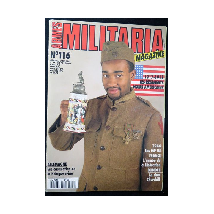 ARMES MILITARIA Magazine n° 116 de mars 1995 sur le char Churchill