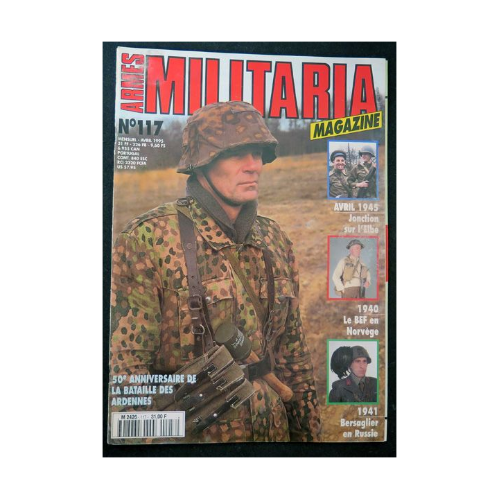 ARMES MILITARIA Magazine n° 117 de avril 1995 sur BEF en Norvège 1940