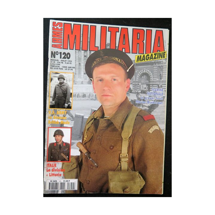 ARMES MILITARIA Magazine n° 120 de juillet 1995 sur la Division Littorio