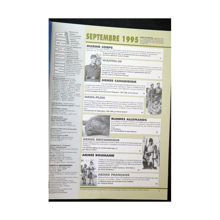 ARMES MILITARIA Magazine n° 122 sur les plaques de ceinturon SS
