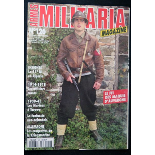 ARMES MILITARIA Magazine n° 126 de janvier 1996 sur la 11° DI en Algérie