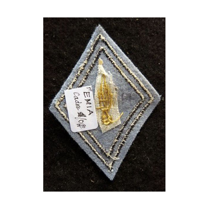 LOSANGE DE BRAS MODÈLE 45 : Ecusson sous officier du peloton préparatoire au concours de l'EMIA (PPEMIA) cannetille