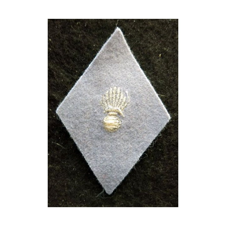 LOSANGE DE BRAS MODÈLE 45 : Ecusson sous officier de l'École d'application de l'arme blindée et de la cavalerie EAABC