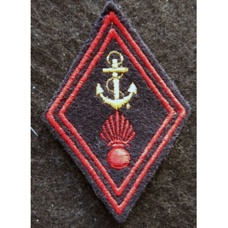 LOSANGE DE BRAS MODÈLE 45 : Ecusson de l'École militaire préparatoire Général-Leclerc Brazzaville