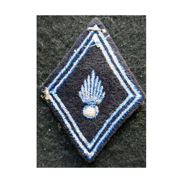 LOSANGE DE BRAS MODÈLE 45 : Ecusson troupe de l'École d'application de l'arme blindée et de la cavalerie EAABC