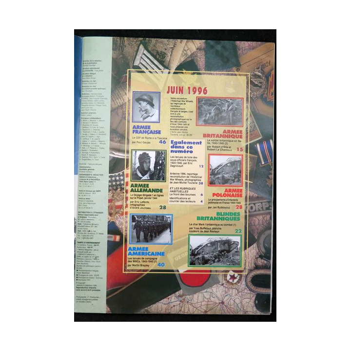 ARMES MILITARIA Magazine n° 131 de juin 1996 sur la bataille des Ardennes
