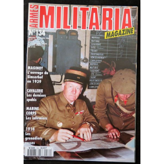 ARMES MILITARIA Magazine n° 134 de septembre 1996 sur l'ouvrage du Simserhof 