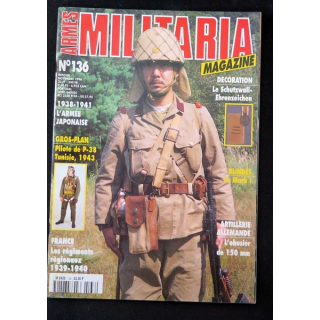 ARMES MILITARIA Magazine n° 136 1996 sur l'armée japonaise 2° GM