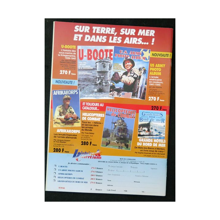 ARMES MILITARIA Magazine n° 137 de décembre 1996 sur l'armée kitchener
