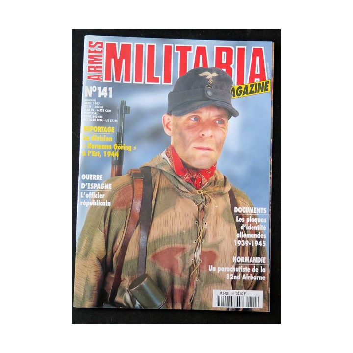 ARMES MILITARIA Magazine n° 141 d'avril 1997 sur la division Göring