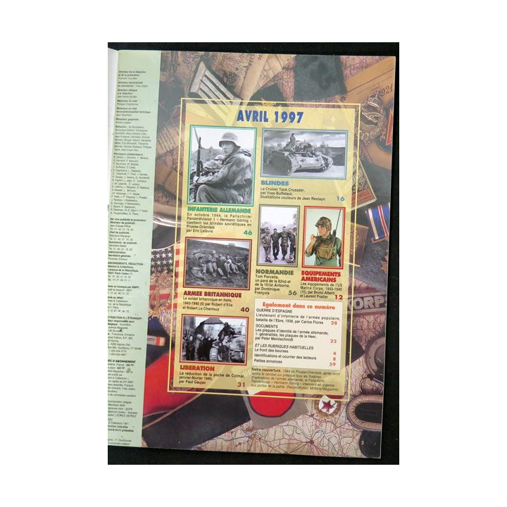 ARMES MILITARIA Magazine n° 141 d'avril 1997 sur la division Göring