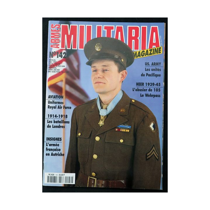ARMES MILITARIA Magazine n° 142 997 sur l'armée française en Autriche