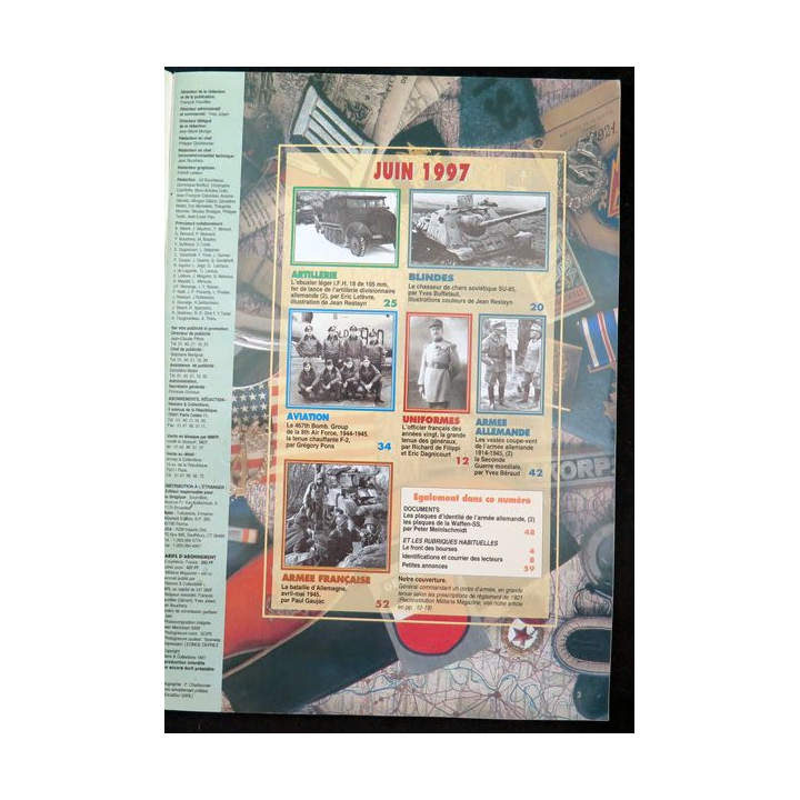 ARMES MILITARIA Magazine n° 143 de juin 1997 sur les généraux