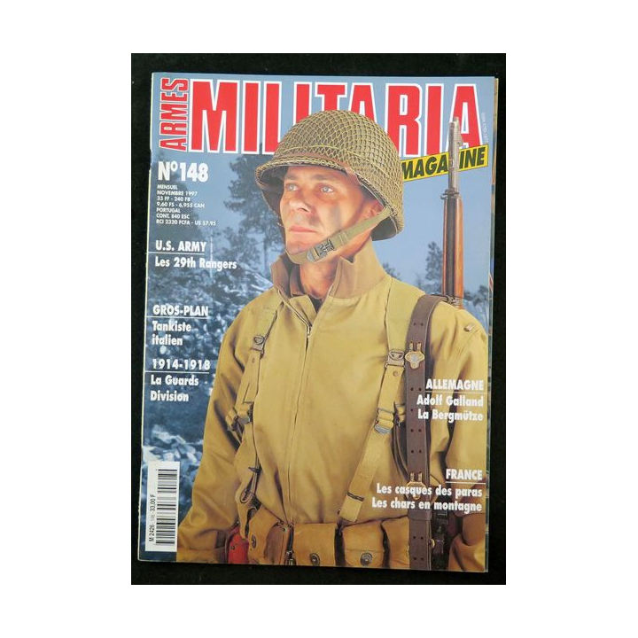 ARMES MILITARIA Magazine n° 148 sur les casques des paras