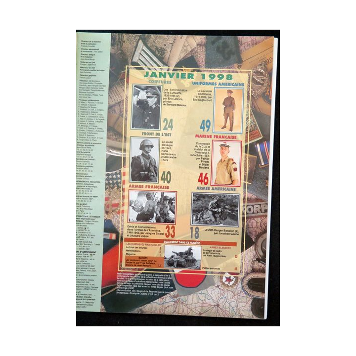ARMES MILITARIA Magazine n° 150 de janvier 1998 sur la Dinassaut 3