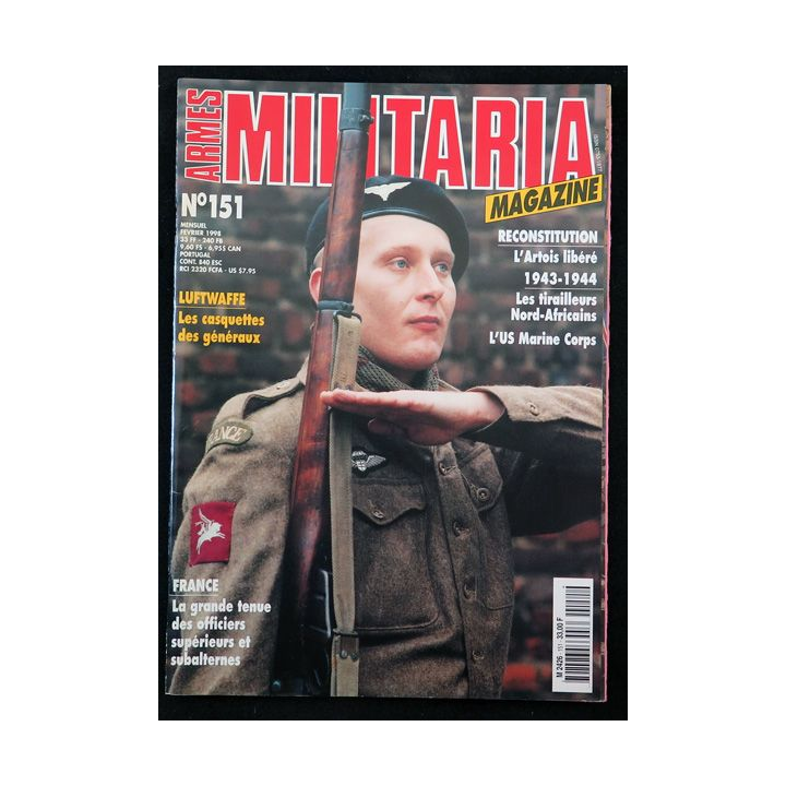 ARMES MILITARIA Magazine n° 151 sur les tirailleurs Nord-Africains