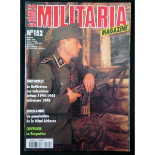 ARMES MILITARIA Magazine n° 152 de mars 1998 sur la Bergmütze