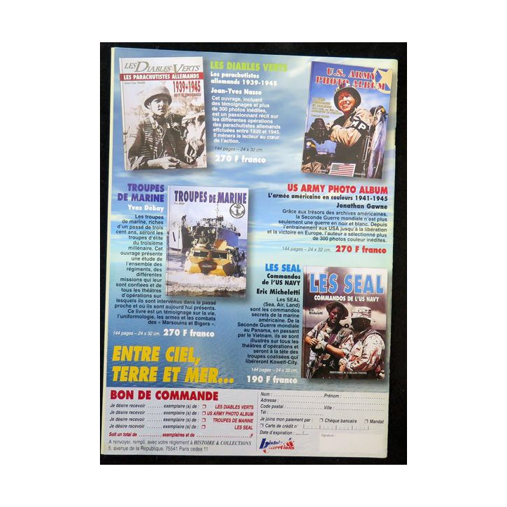 ARMES MILITARIA Magazine n° 152 de mars 1998 sur la Bergmütze