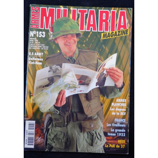 ARMES MILITARIA Magazine n° 153 de avril 1998 sur les tirailleurs