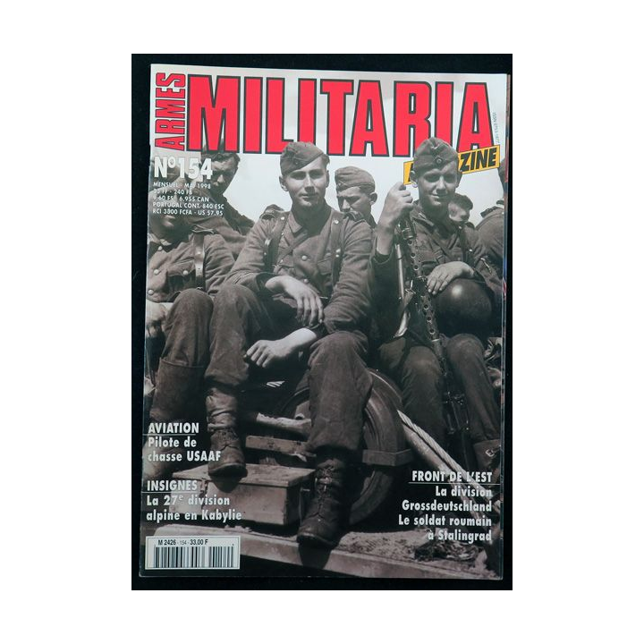 ARMES MILITARIA Magazine n° 154 1998 sur les insignes de la 27° DI