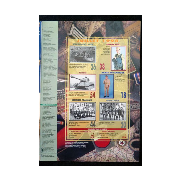 ARMES MILITARIA Magazine n° 156 1998 sur le corps-franc des Truands