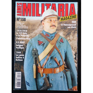 ARMES MILITARIA Magazine n° 158 de septembre 1998 sur le 12° Cuirs