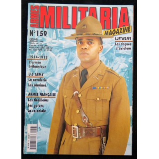 ARMES MILITARIA Magazine n° 159 de octobre 1998 sur les Tirailleurs