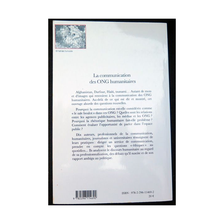 La communication des ONG Humanitaires Pascal Dauvin Ed. l'Harmattan