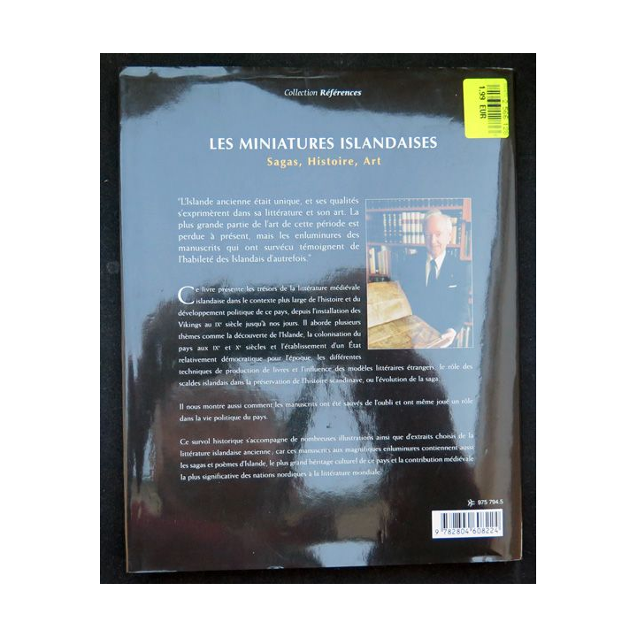 Les miniatures islandaises (Sagas, Histoire, Art) de Jonas Kristjansson 2003
