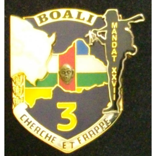 RI 126° RÉGIMENT INFANTERIE 3° CIE BOALI XXVII° MANDAT Cherche frappe