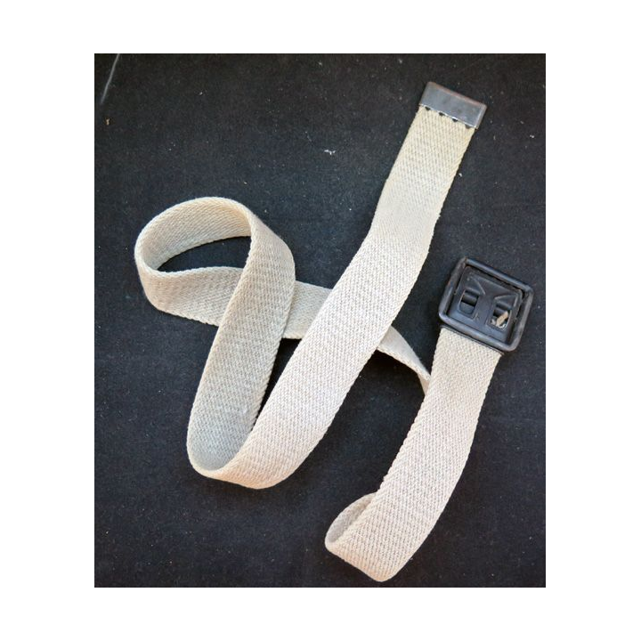 ceinture de pantalon kaki clair boucle laiton vert armé