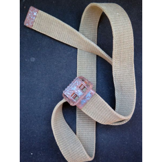 ceinture de pantalon de combat et boucle laiton vert armé