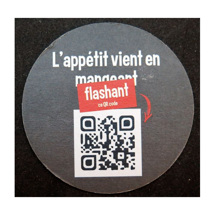 DESSOUS DE VERRE A BIÈRE : 3 brasseurs de largeur 9 cm