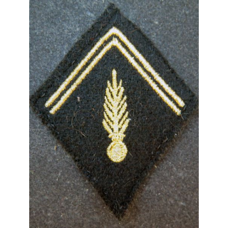 LOSANGE DE BRAS MODÈLE 45 :  modèle Gendarmerie mobile fils dorés métalliques