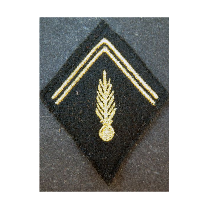 LOSANGE DE BRAS MODÈLE 45 :  modèle Gendarmerie mobile fils dorés métalliques
