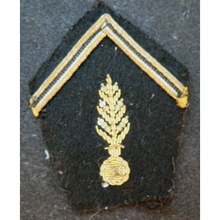 insigne tissu de col  modèle Gendarmerie mobile en cannetille