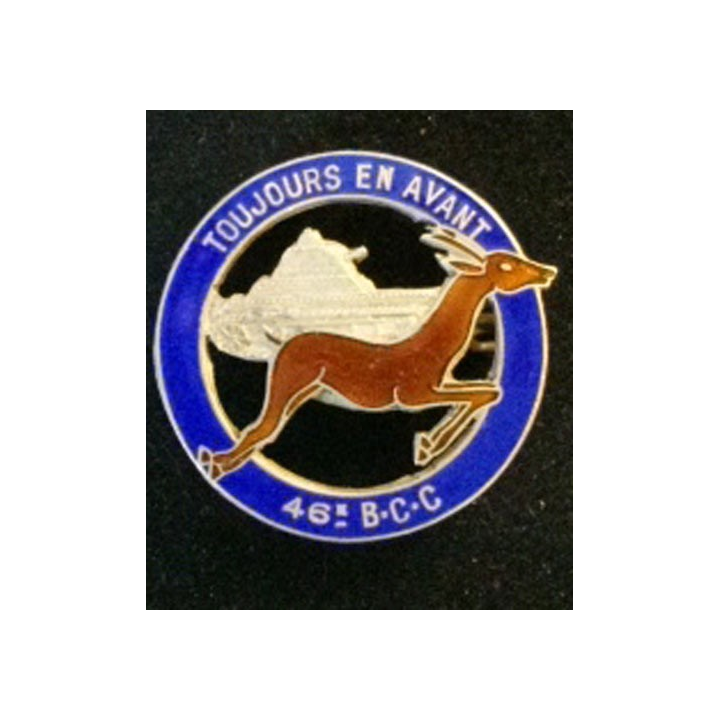 46° BCC : 46° Bataillon de chars de combat en émail