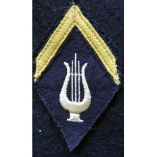 LOSANGE DE BRAS MODÈLE 45 : Ecusson modèle 1° classe musique tenue défilé