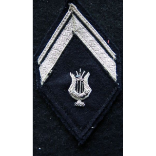 LOSANGE DE BRAS MODÈLE 45 : Ecusson modèle sergent engagé musique d'arme (chasseurs) tenue défilé cannetille