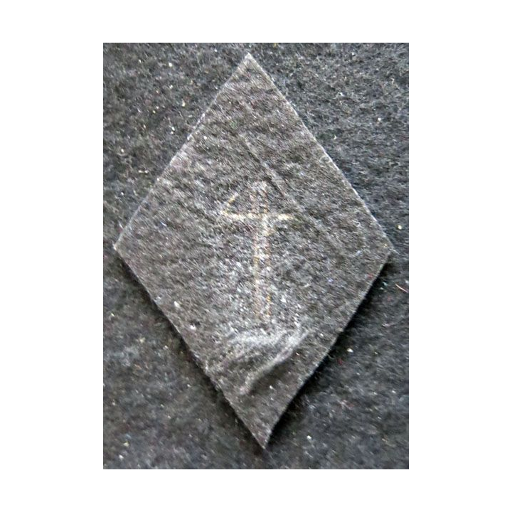LOSANGE DE BRAS MODÈLE 45 : aumônier catholique titulaire fil or (laminette)