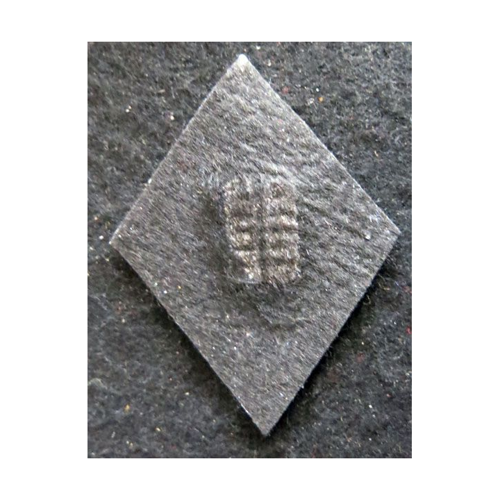 LOSANGE DE BRAS MODÈLE 45 : aumônier israélite adjoint fil argent (laminette)