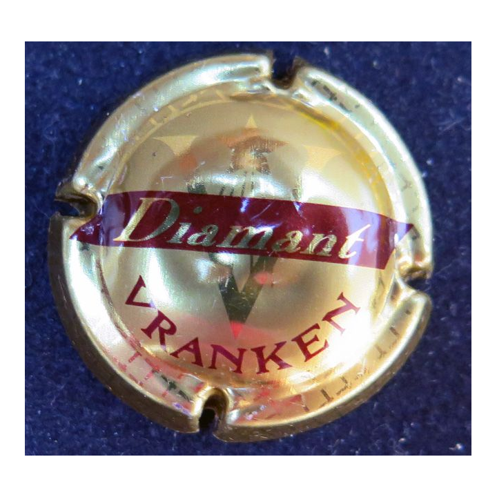 Capsule Muselet de champagne Vranken n° 19a Or diamant bosselé