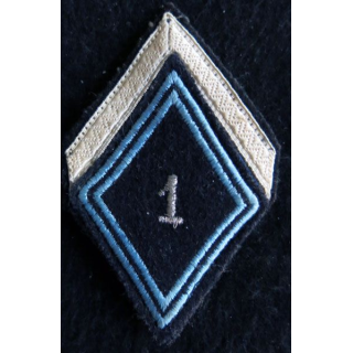 LOSANGE DE BRAS MODÈLE 45 : Ecusson de sergent PDL du 1° régiment de hussards