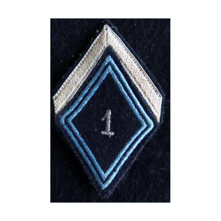 LOSANGE DE BRAS MODÈLE 45 : Ecusson de sergent PDL du 1° régiment de hussards