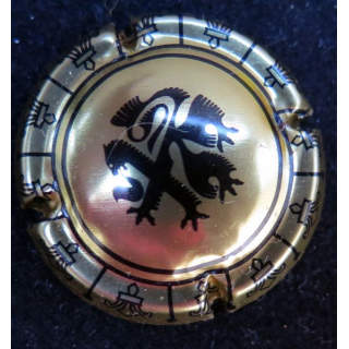 Capsule Muselet Union Champagne de Saint Gall n° 10 Or dessin épai