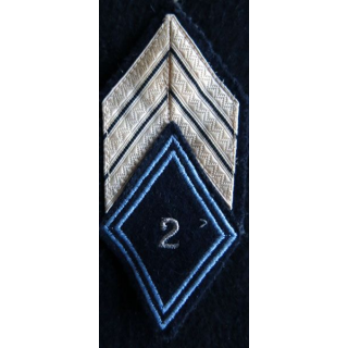 LOSANGE DE BRAS MODÈLE 45 : Ecusson de maréchal des logis chef du 2° régiment de hussards