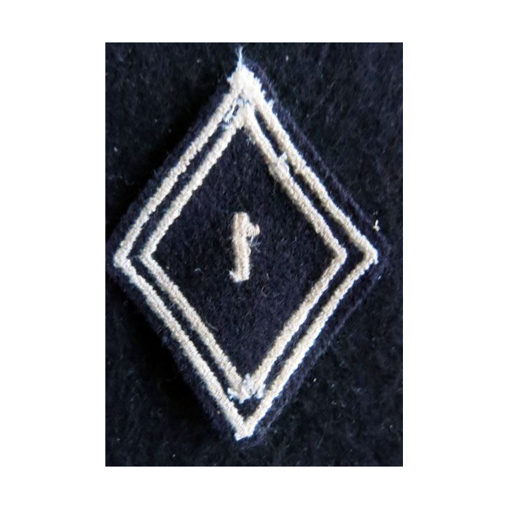 LOSANGE DE BRAS MODÈLE 45 : Ecusson troupe 4° régiment de hussards AFN