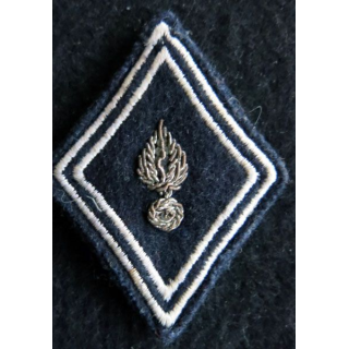 LOSANGE DE BRAS MODÈLE 45 : Ecusson d'officier hors unité d'un régiment de dragons